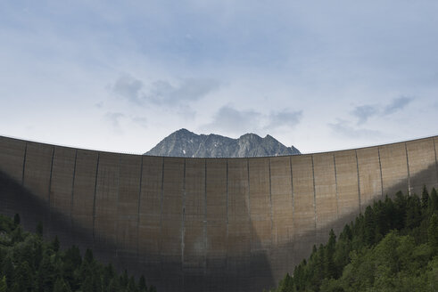 Österreich, Tirol, Zillertal, Staumauer Schlegeis und Kleiner Hochstaller - MKFF000060