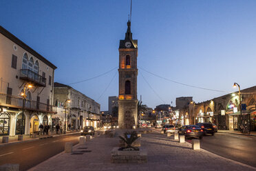 Israel, Tel Aviv-Jaffa, Altstadt, von Jaffa mit Uhrenturm - GC000022