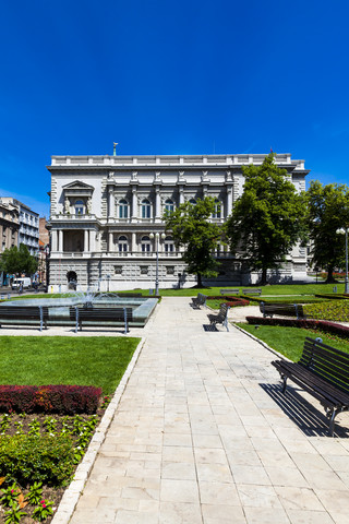 Serbien, Belgrad, Novi Beograd, Savski Venac, Rathaus, lizenzfreies Stockfoto