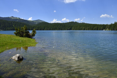 Montenegro, Durmitor National Park, View over Black Lake, Crno Jezero - ES001331