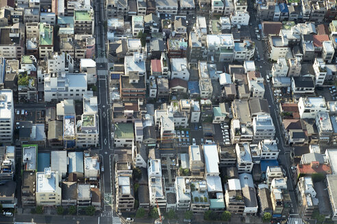 Japan, Tokio, Stadtbild, Wohnhäuser und Straßen - HLF000688