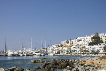 Griechenland, Kykladen, Naxos Stadt und Hafen - KRPF000912