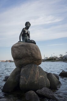 Dänemark, Kopenhagen, Die Statue der kleinen Meerjungfrau - PAF000751