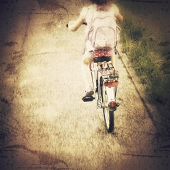 Girl on bicycle - SARF000771