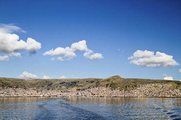 South America, Peru, Lake Titicaca, Cityscape Puno - KRPF000878