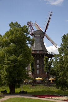 Germany, Bremen, Am Wall Windmill - OLEF000030