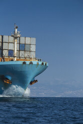 Spanien, Andalusien, Tarifa, Containerschiff - KB000103