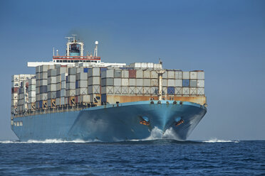 Spain, Andalusia, Tarifa, Container ship - KB000104