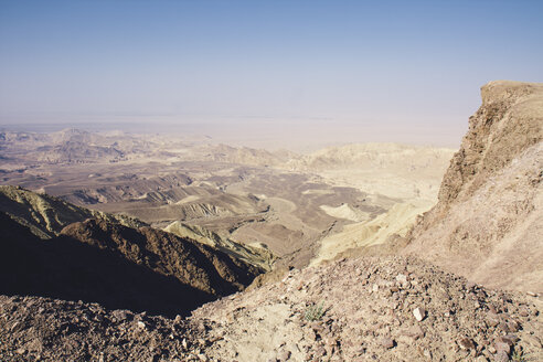 Jordanien, Blick auf Wadi Feynan bei Petra - FLF000486