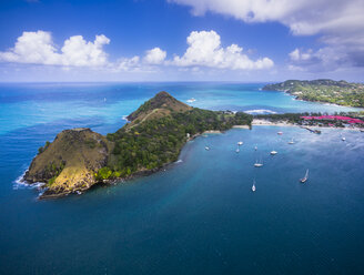 Caribbean, St. Lucia, Cap Estate, Pigeon Island National Park and Fort Rodney - AMF002649