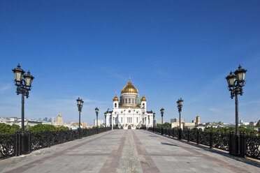 Russland, Moskau, Christ-Erlöser-Kathedrale und Patriarchatsbrücke - FO006740