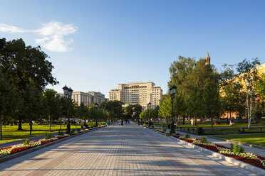 Russland, Moskau, Alexander Garten und Hotel Moskau - FOF006755