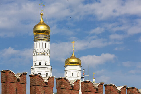 Russland, Moskau, Kremlmauer und Glockenturm Iwan der Große - FOF006757