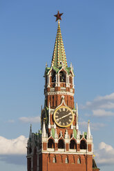 Russland, Moskau, Detail des Spasskaya-Turms - FO006798