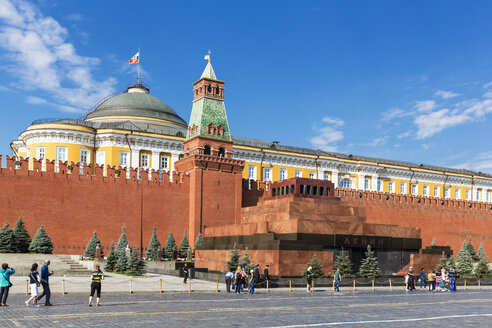 Russland, Moskau, Lenins Mausoleum und Senatspalast - FOF006806