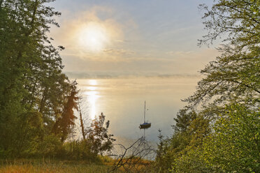 Germany, Bavaria, morning mood at Lake Simssee - SIEF005835