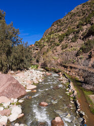 Marokko, Marrakesch-Tensift-El Haouz, Atlasgebirge, Ourika-Tal, Tighfert, Fluss Oued Ourika - AMF002712