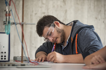 Vocational school student in chemistry class - PAF000816