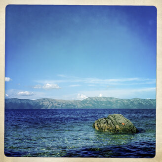 Bay near Kozarica, View on Peljesac, Croatia, Mljet - DISF000950