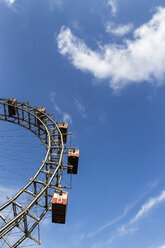 Austria, Vienna, view to big wheel at Prater - EJWF000495