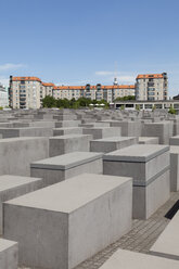 Germany, Berlin, Holocaust Memorial, Concrete stelaes - WIF000945
