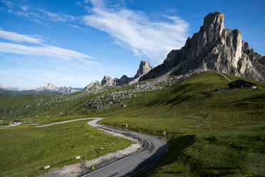 Italy, Veneto, Province of Belluno, Giau Pass in front of Monte Nuvolau - MKFF000113