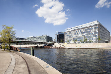 Germany, Berlin, View of German Government Press Conference building, Spree river - WIF000960