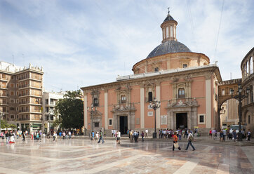 Spanien, Valencia, Plaza de la Virgen, Basilika de los Desamparados - WWF003331