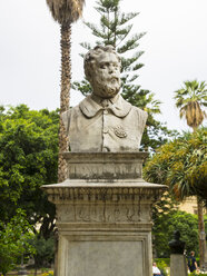 Italien, Sizilien, Palermo, Frankreich Scoriso-Büste im Park Garibaldi - AMF002751