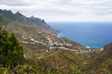 Spanien, Kanarische Inseln, Teneriffa, Veew von Taganana an der Nordküste - RJF000257