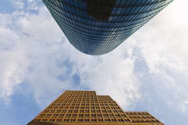 Germany, Berlin, parts of two facades of high-rise building at Potsdam Square - HCF000056