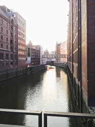 Lagerhäuser in der historischen Speicherstadt in Hamburg, Deutschland - MSF004175