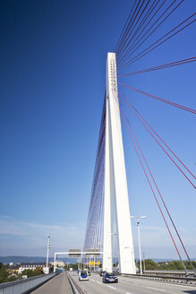 Deutschland, Rheinland-Pfalz, Neuwied, Raiffeisenbrücke - CSF022739