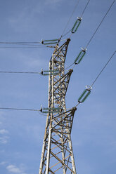 France, Alsace, Fessenheim, Power pylon - WIF000976