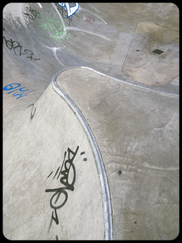 Skateboard-Park, lizenzfreies Stockfoto