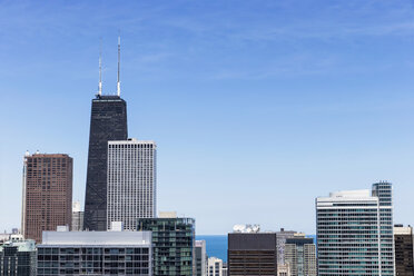 USA, Illinois, Chicago, Hochhäuser, John Hancock Tower und Michigansee - FO006902