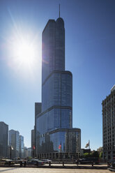 USA, Illinois, Chicago, Trump Tower - FO007152