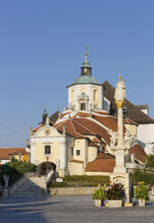 Austria, Burgenland, Eisenstadt, Bergkirche and St Mary's Column - SIEF005885