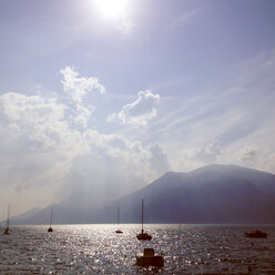 Italy, Veneto, View of Lago di Garda - LVF001845