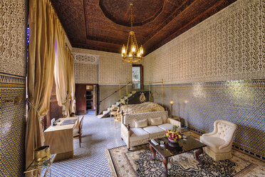 Morocco, Fes, Hotel Riad Fes, hotel suite - KMF001465