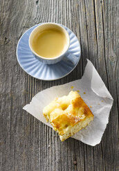 Tasse Espresso und Butterkuchen - KSWF001329