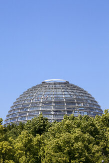 Deutschland, Berlin, Berlin-Tiergarten, Reichstagsgebäude, Kuppel - WI000989