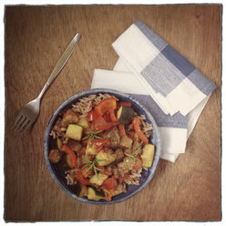 Ratatouille mit Nudeln - EVGF000864