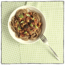 Spelt Spaghetti with vegetables sauce - EVGF000876