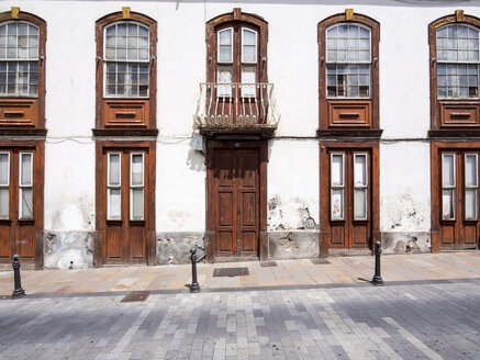 Spanien, Kanarische Inseln, La Palma, Los Llanos de Aridane, Plaza de Espana, Altes Gebäude - AMF002821