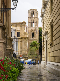 Italien, Sizilien, Palermo, Piazza Bellini, Kirche Santa Maria dell'Ammiraglio - AMF002812