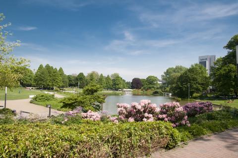 Deutschland, Hamburg, Planten un Blomen park, lizenzfreies Stockfoto