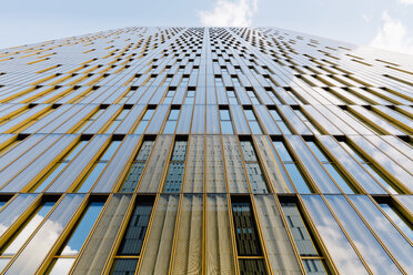 Luxembourg, Luxembourg City, view to facade of European Court of Justice from below - MSF004180