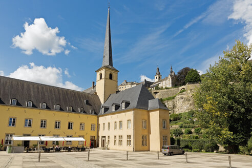Luxemburg, Luxemburg-Stadt, Benediktinerabtei Neumünster und Kirche St. Jean, Kirche St. Michael auf dem Hügel - MSF004223