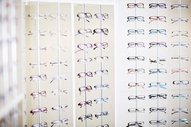 Assortment of glasses in an optician shop - ZEF000587